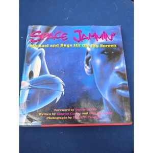Space Jammin Michael & Bugs Hit the Big Screen Hardcover Book Michael Jordan DJ